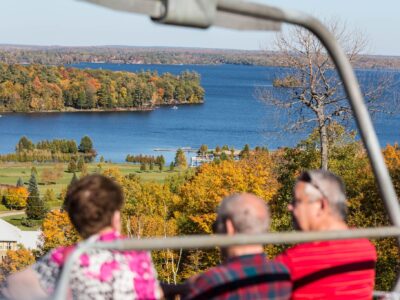 Fall Chairlift Ride at the Peaks