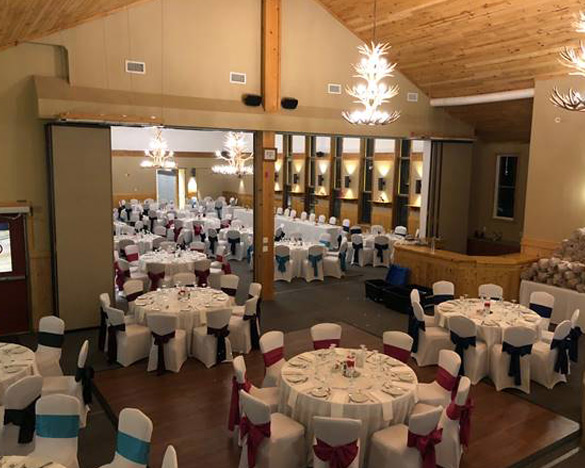 Indoor reception venues Ontario - Wedding Reception in The Annex and Algonquin Hall