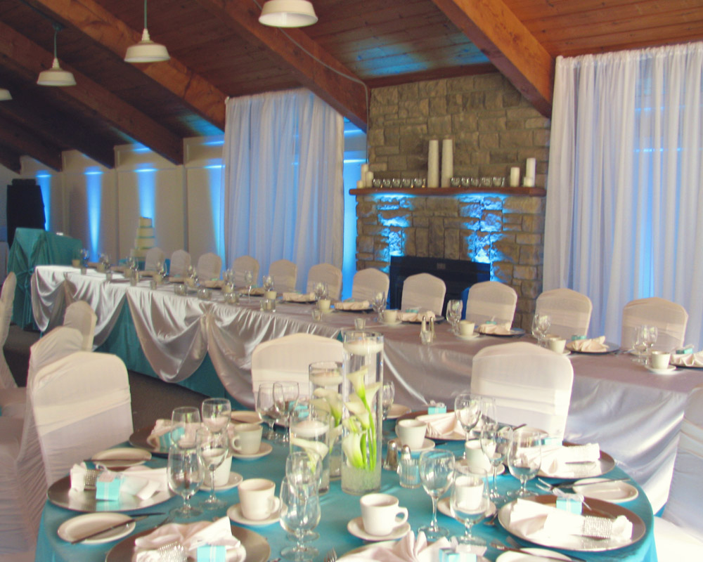 Indoor reception venues Ontario - Wedding Reception in Black Donalds Room
