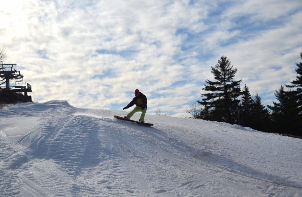 Ski season at the Peaks