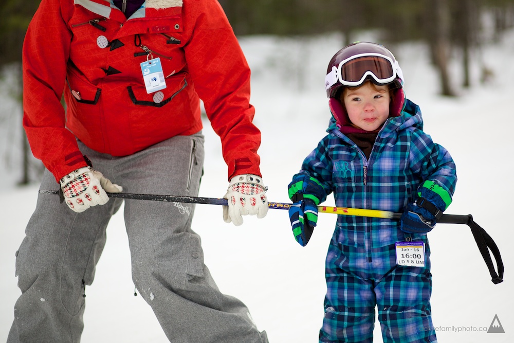 Rob Whelan and his Ski Family at the Calabogie Peaks Resort