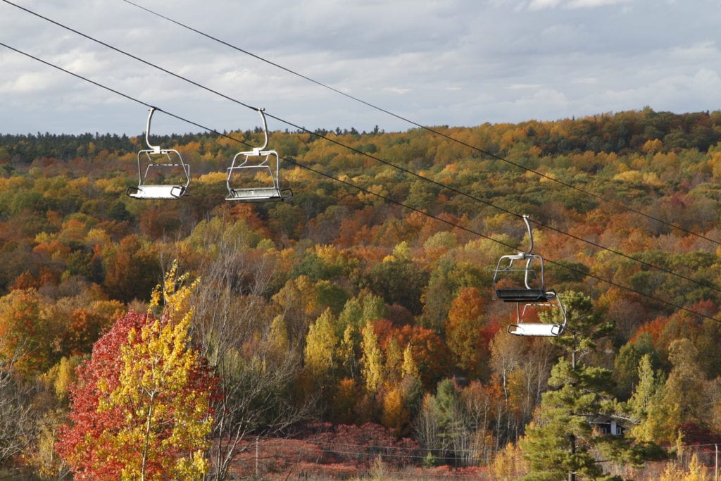 Fall Colours Chairlift Rides at the Peaks